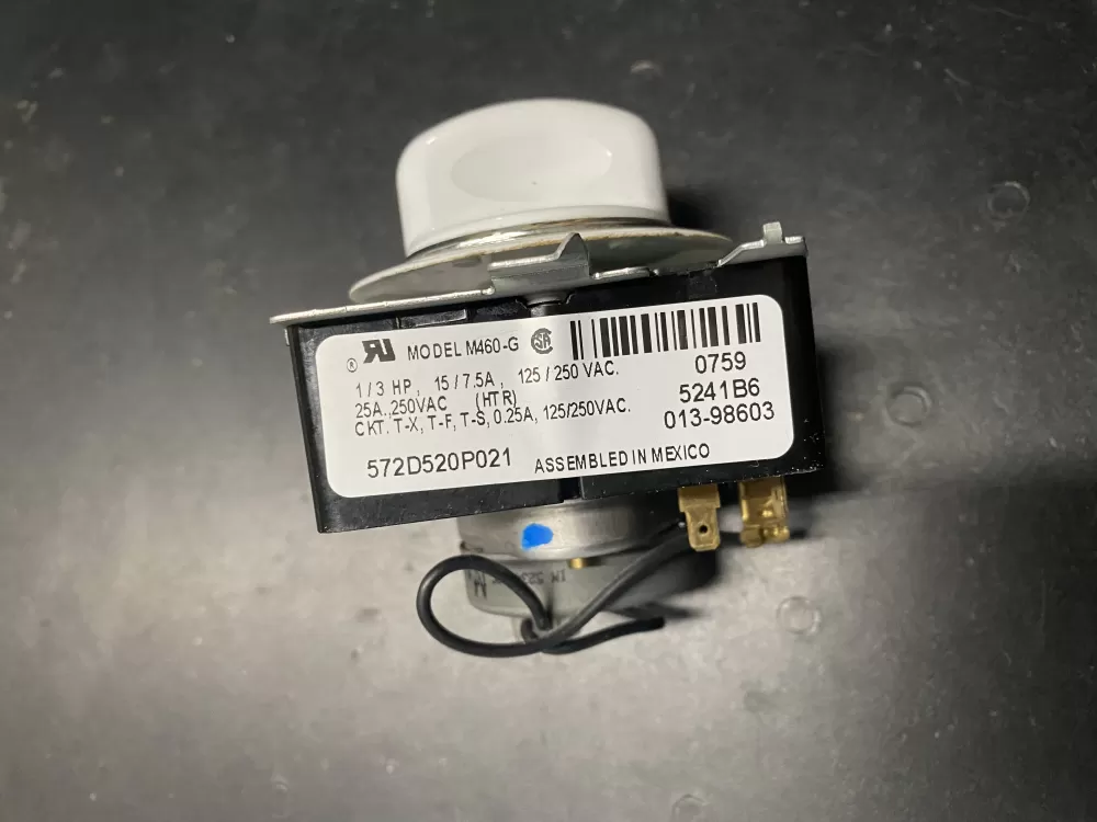 GE 572D520P021 WE4M271 Dryer Timer