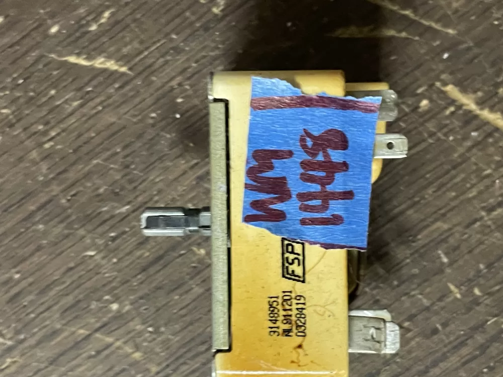 Whirlpool WP3148951 3148951 Range Switch Infinite AZ43554 | Wm1448