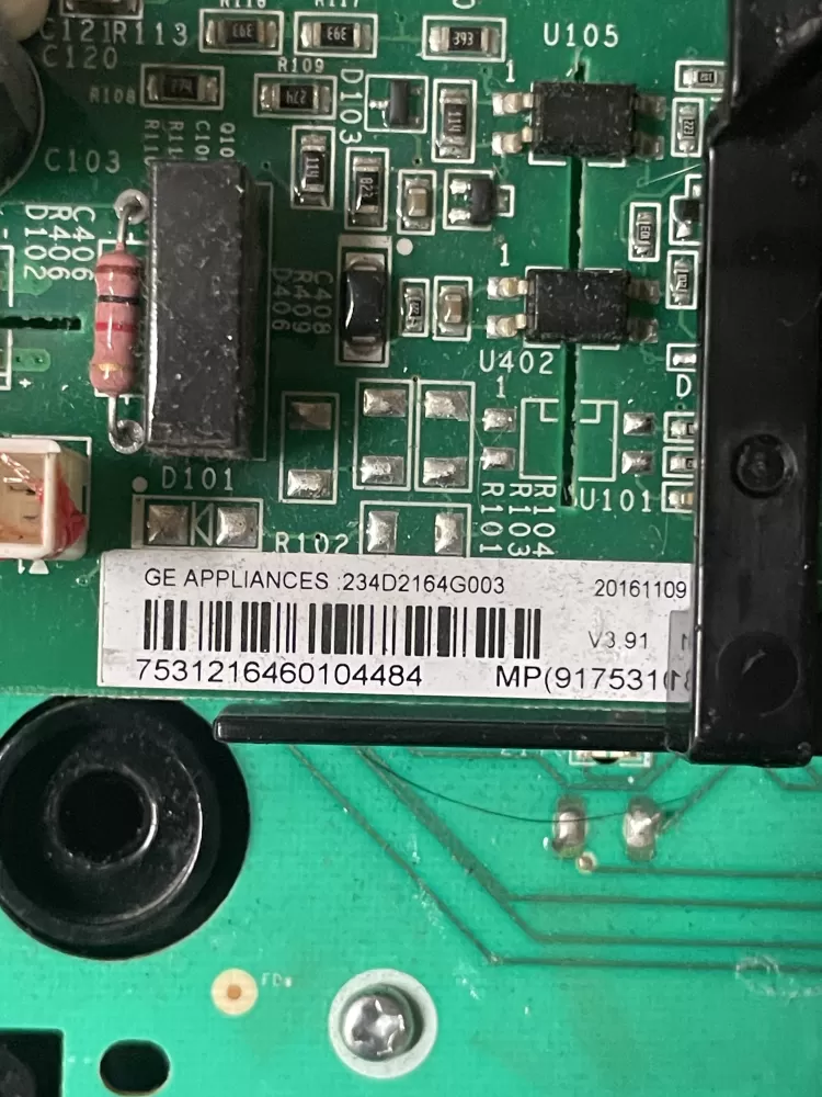 GE WE22X35978 AP7211612 234D2315G003 Dryer Control Board AZ39466 | Wmv388