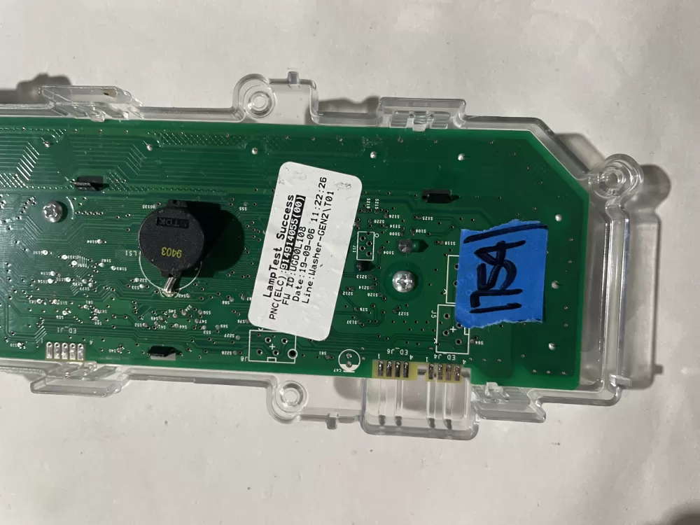 Electrolux 914914055 A04187810 Washer UI Control Board AZ203497 | KM1754