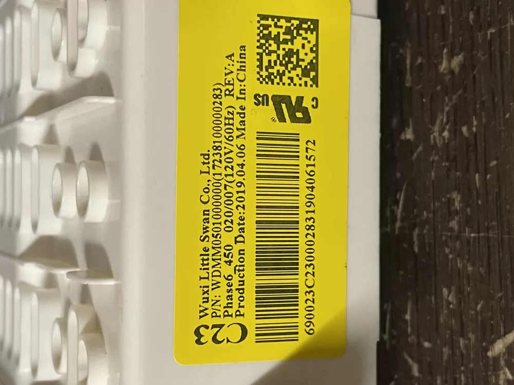 GE WH12X27293 17238100000283 Washer Control Board AZ50760 | Wmv461