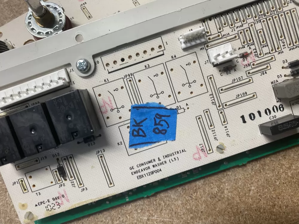 GE 175D5261G029 EBX1129P004 WH12X10475 Washer Control Board AZ1250 | BK859