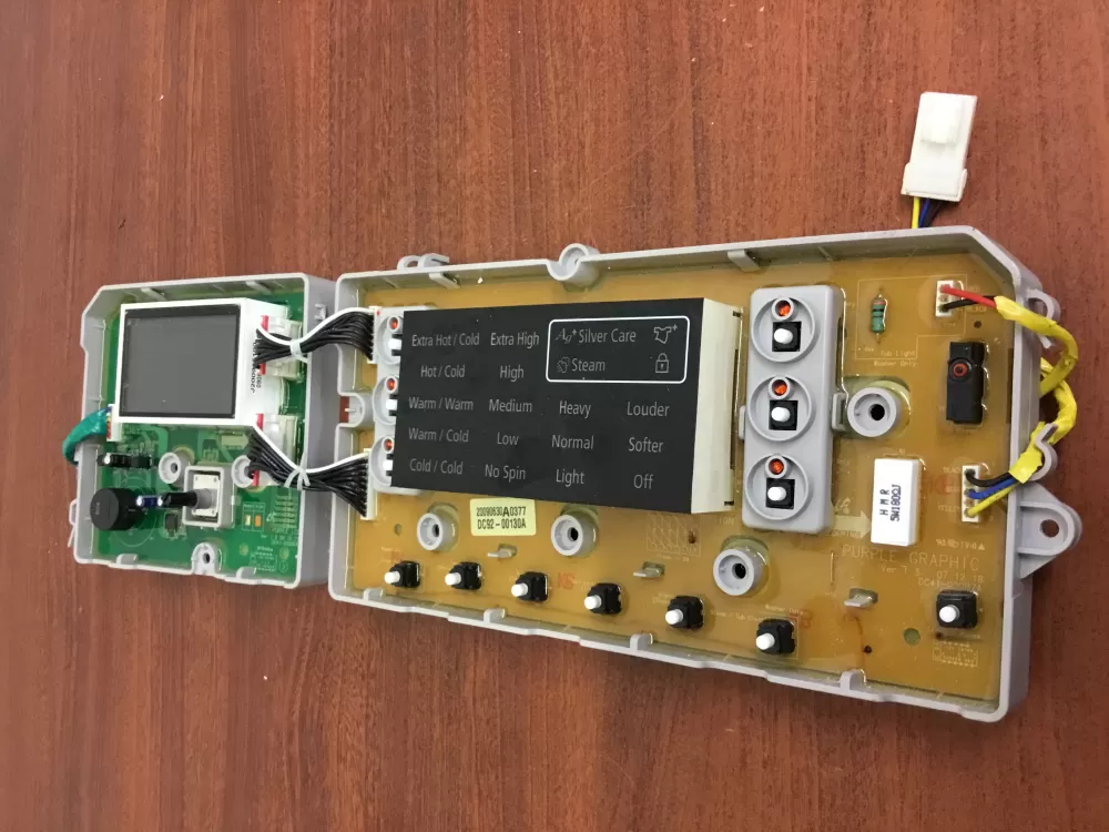 Samsung DC92-00130A DC92-00125A Washer UI Control Board AZ33755 | NRV370