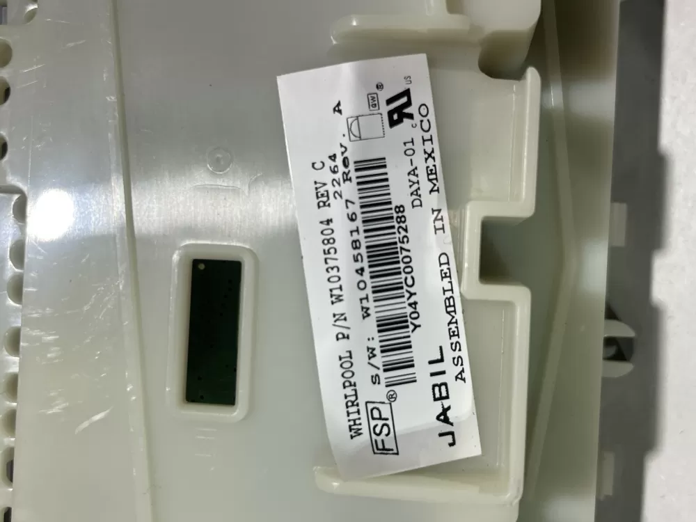 Whirlpool W10375804 W10479765 Dishwasher Control Board AZ152021 | Wm853