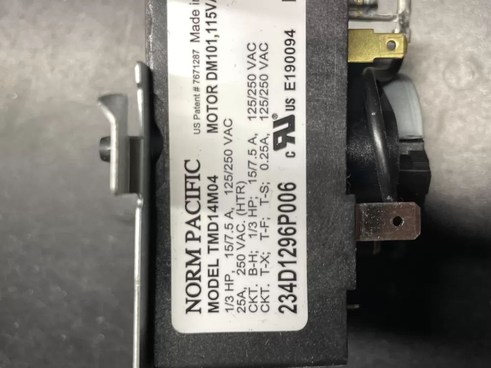 GE TMD14M04 234D1296P006 Dryer Timer AZ35884 | Wm443