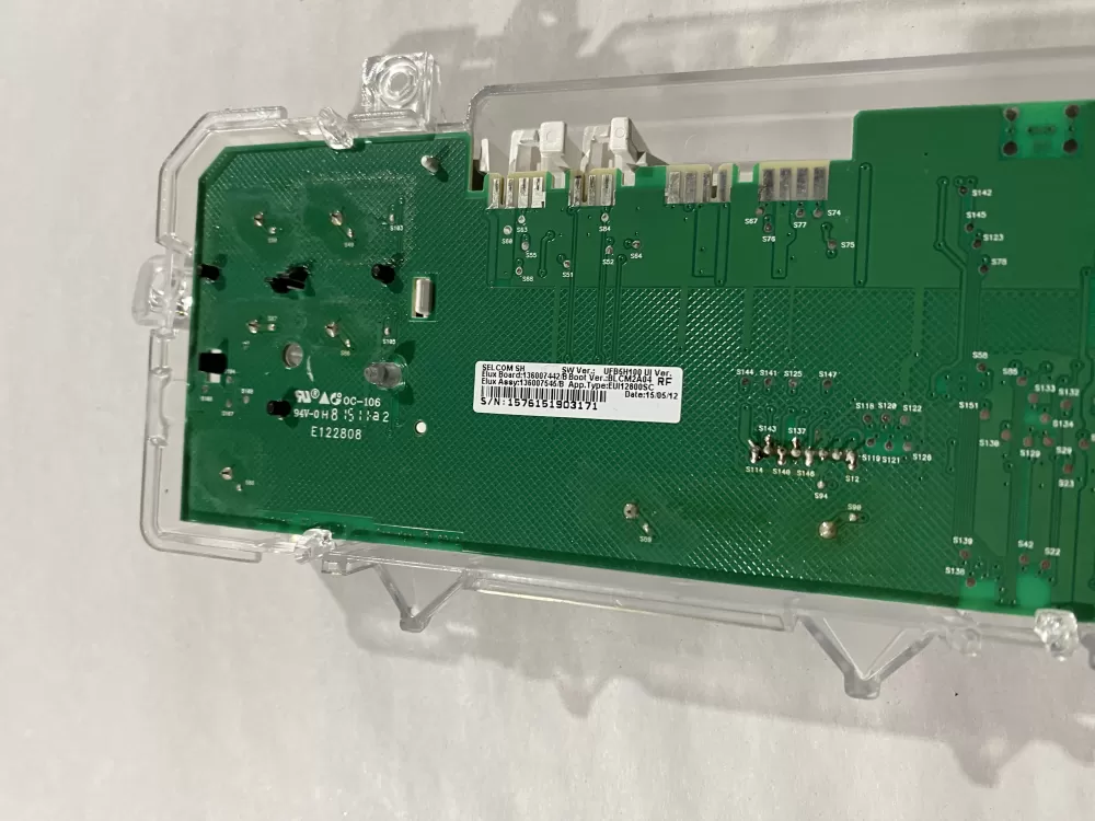 Frigidaire Electrolux 136007442 Dryer Control Board UI Panel AZ186249 | BK2743