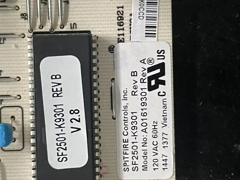 Frigidaire Electrolux A01619301 Dishwasher Control Board Rev AZ21930 | WM1635