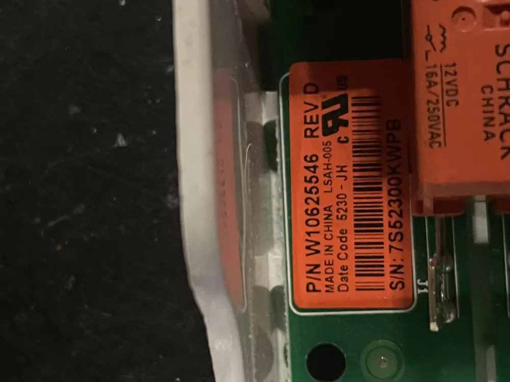 Whirlpool Maytag Kenmore W10625546 Dryer Control Board AZ24919 | WM265