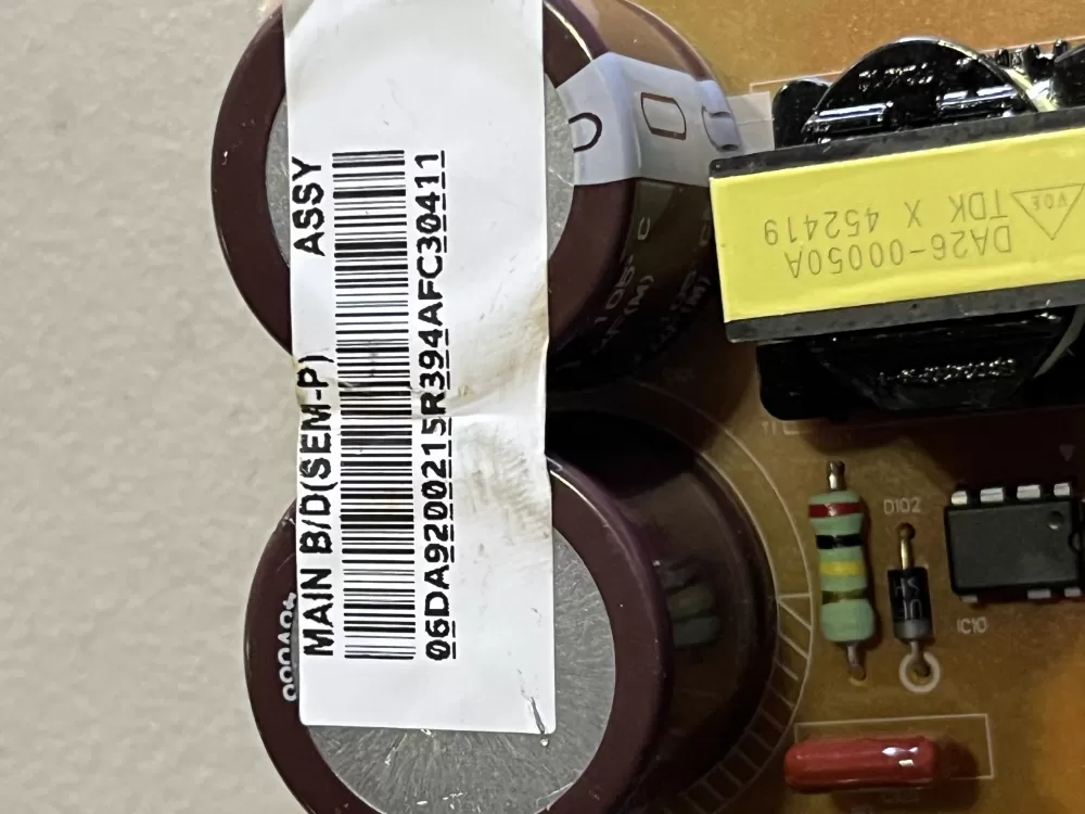 Samsung DA92 00215R Refrigerator Control Board Inverter AZ42255 | V418