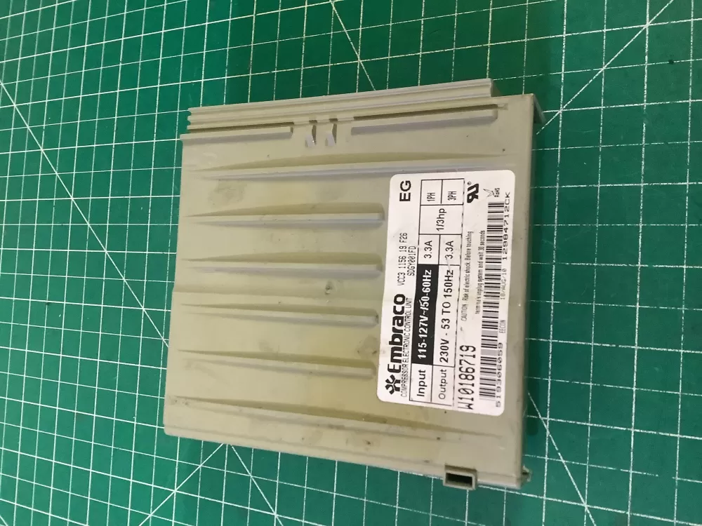 Kenmore  Whirlpool  KitchenAid  Maytag 519306059  W10893917  AP6030712  W10186719  W10285954  WPW10285954  4460593  PS11765768 Refrigerator Compressor Inverter Control