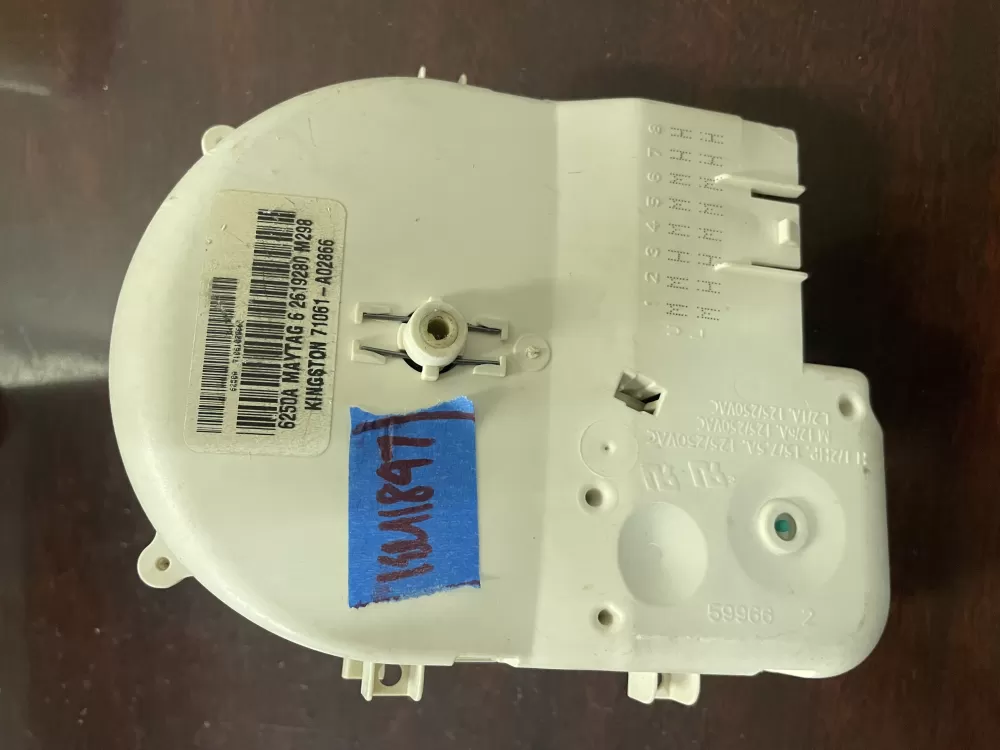 Maytag 6 2619280 62619280 Washer Timer AZ51596 | KM1847