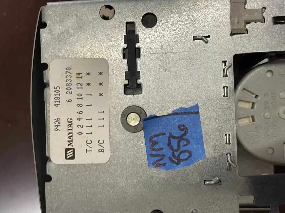Maytag 6 2083370 Washer Timer With Control Knob AZ86058 | Wm856