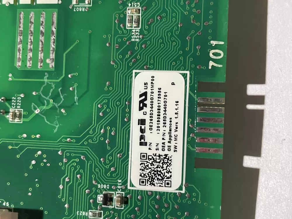 GE 265D3440G701 Dishwasher Control Board AZ189368 | Wm666