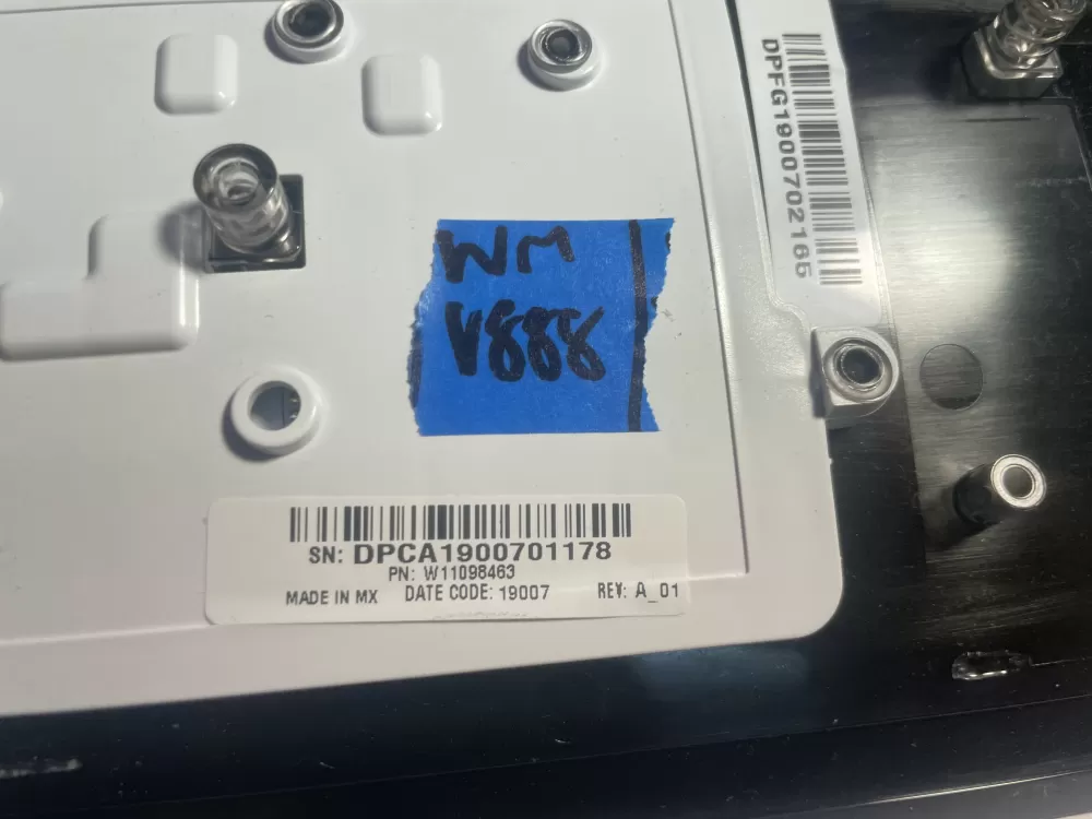 Whirlpool Cabrio W10507946 W10860919 Washer UI Control Board AZ196919 | Wmv888