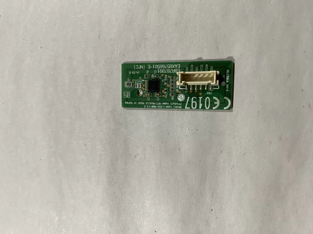 LG EBR80574938  AP6982795  EBR78789101 Washer User Interface Control Board