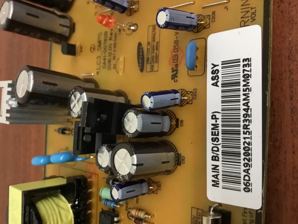 Samsung DA92-00215R Refrigerator Inverter Control Board AZ34924 | NR333