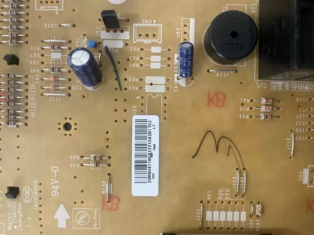 LG Kenmore EBR80411804 Microwave Control Board Panel AZ47518 | KM1623