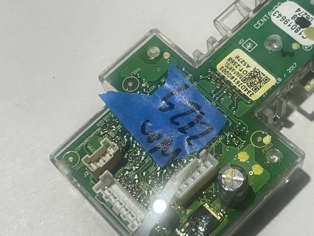GE 234D2618G001 WE04X27284 Dryer Control Board AZ141205 | Wm2129