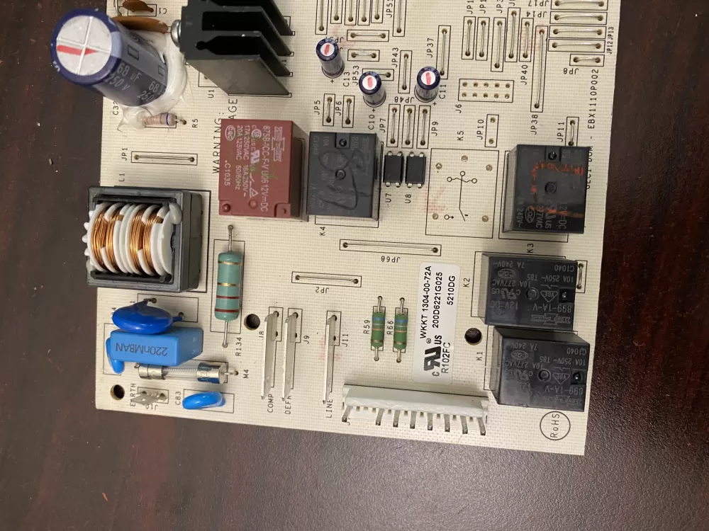 GE EBX1110P002 200D6221G025 WR55X11072 Refrigerator Control Board