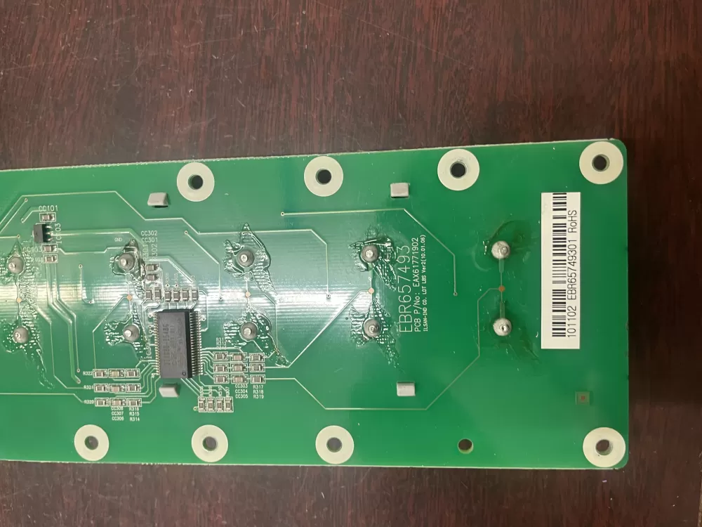 LG EBR65749301 Refrigerator Dispenser Control Board AZ34421 | KM1701