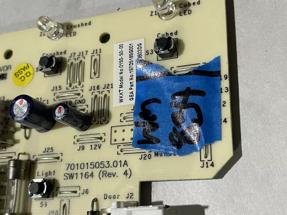 GE 197D5189G001 Refrigerator Control Board AZ189268 | Wm834