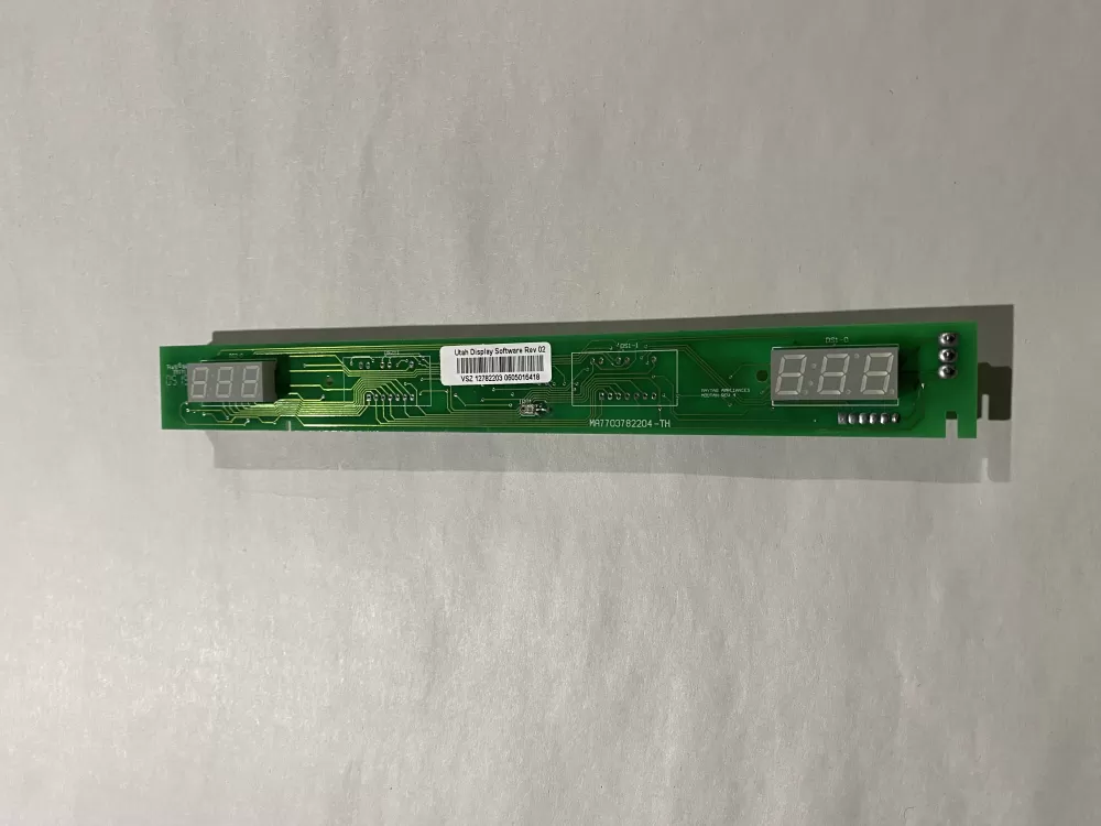Maytag  KitchenAid  Jenn-Air  Admiral  Dacor  Kenmore WPW10207861  AP6017093  W10207861  12782203  12782203SP  12782205  12782205SP  1468995  67005397  67005400  8208269  PS11750388  MA7703782204-TH Refrigerator Control Board Temp Display