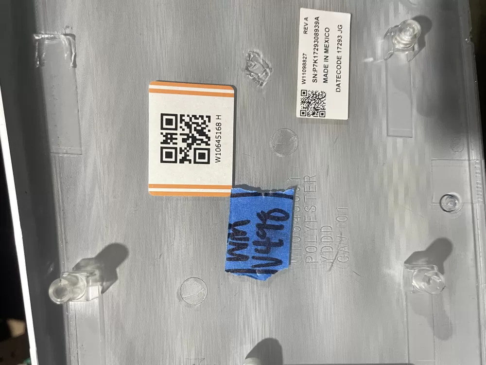 Kenmore W10793506 W10643944 Dryer Control Board Panel Console AZ87208 | Wmv498