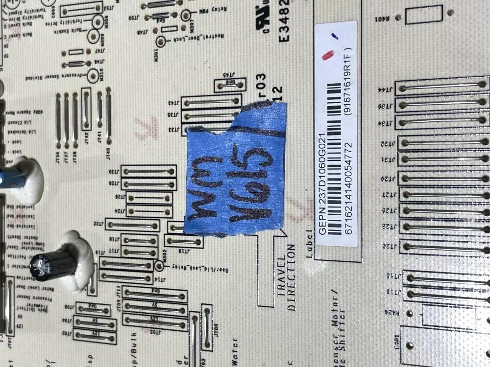 GE 237D1060G021 Washer Control Board AZ78152 | Wmv615