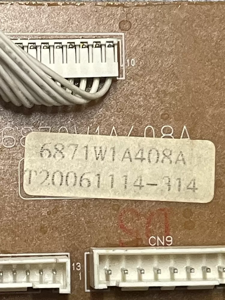 GE 6871W1A408A Microwave Control Board AZ18718 | WM1259