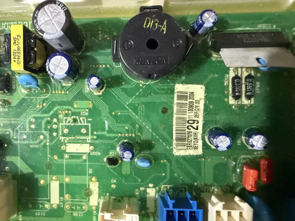 LG EBR62707629 Dryer Main Control Board AZ228580 | KMV245