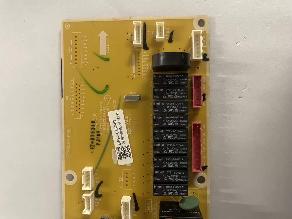 Samsung DE92-03624D Microwave Control Board AZ110340 | KM1513