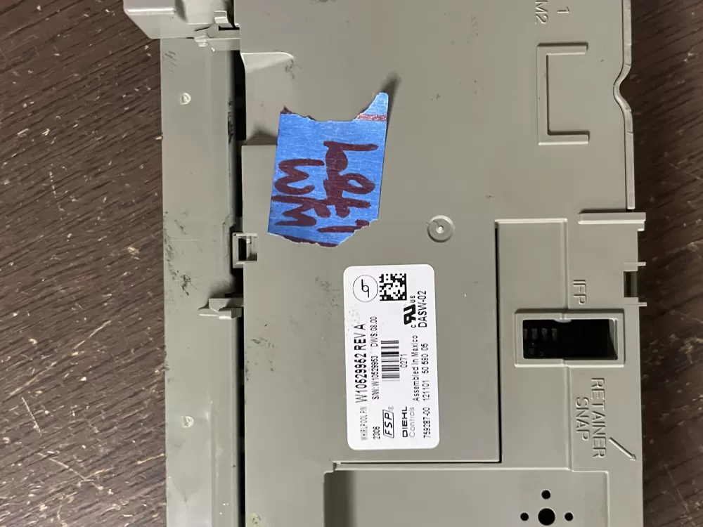KitchenAid W10375788 W10440220 Dishwasher Control Board AZ48621 | Wm1789