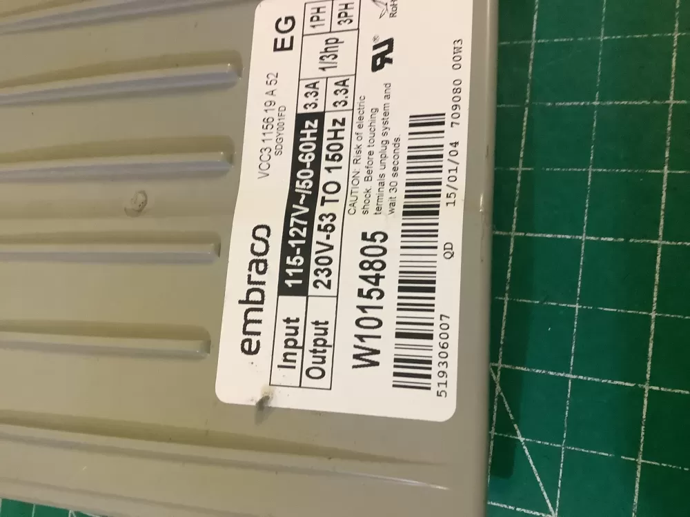 Whirlpool W10154805 Refrigerator Inverter Control Board AZ195044 | NR658