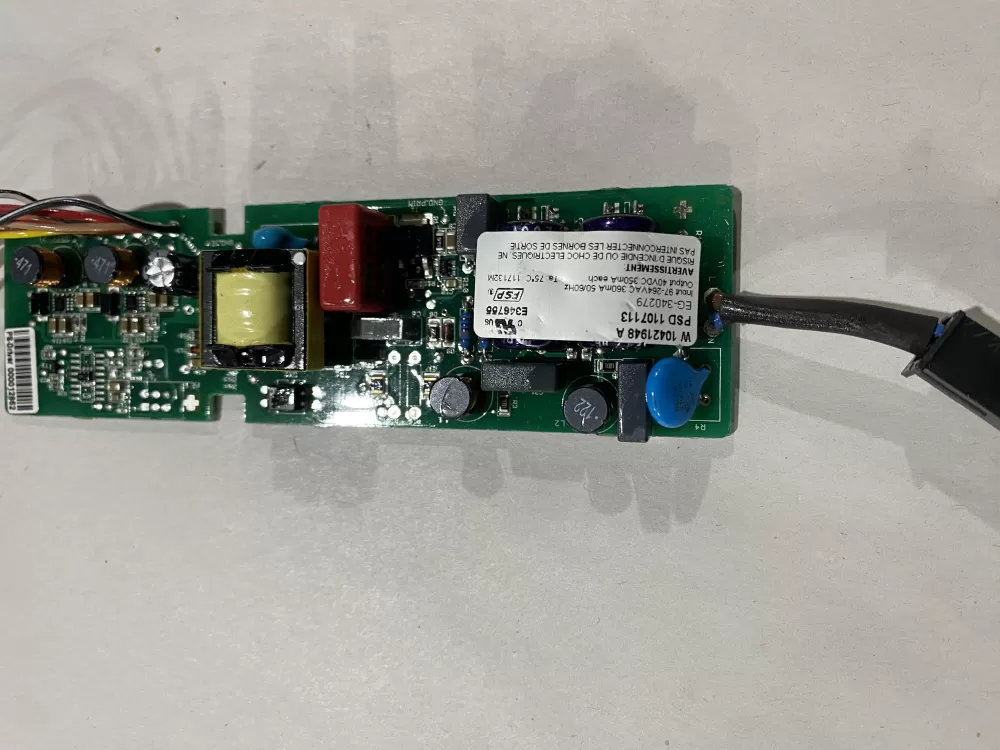 Whirlpool W10306786 Refrigerator LED Inverter Board Box AZ161349 | BK237