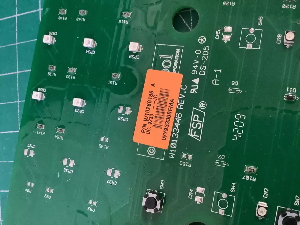 Whirlpool Maytag W10260186 W10258434 Washer Control Board AZ193513 | NRV879