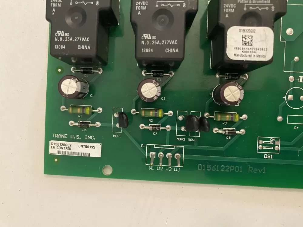 Trane EM Heat Control Board CNT06195 D156120g02 AZ109140 | BK1533