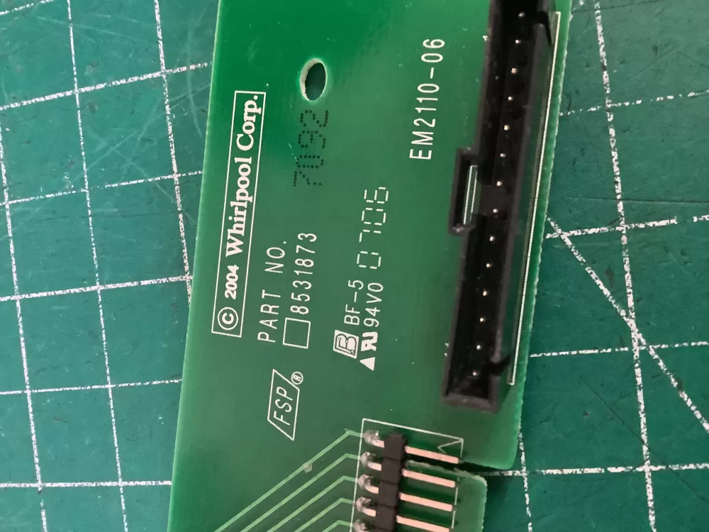 KitchenAid 8531873 Dishwasher Control Board Interconnect AZ208857 | NR945