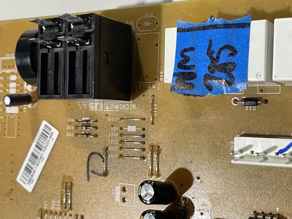 LG GE EBR80411802 Microwave Control Board AZ164654 | Wm286