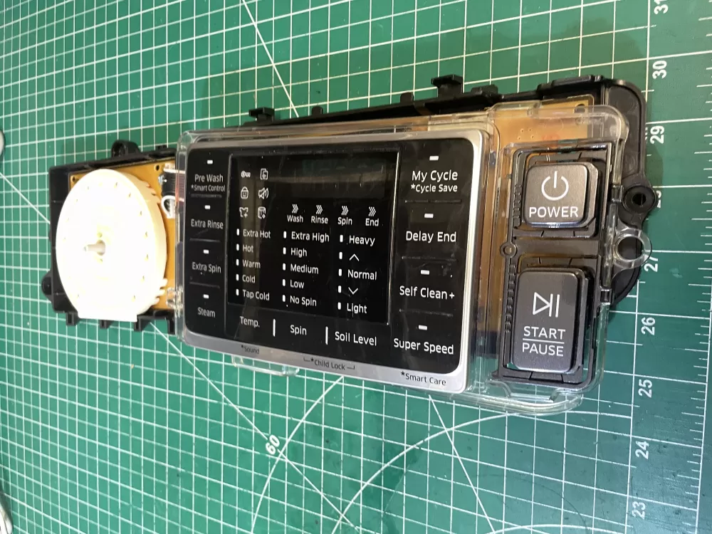 Samsung DC92-01802L Washer Control Board UI Display PCB