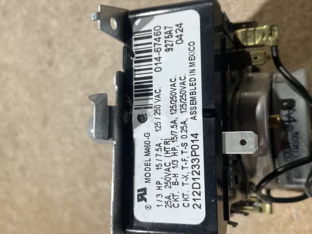 GE 212D1233P014 Dryer Timer AZ74323 | Wm1253