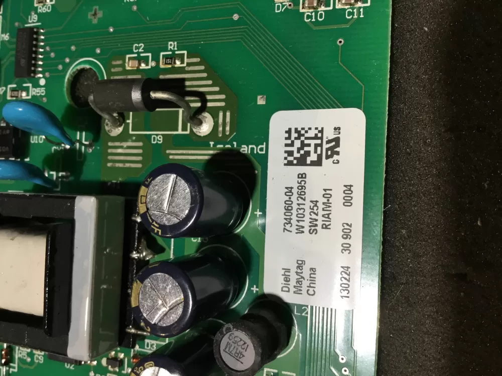 Whirlpool Maytag W10312695B Refrigerator Control Board AZ77799 | NR1447