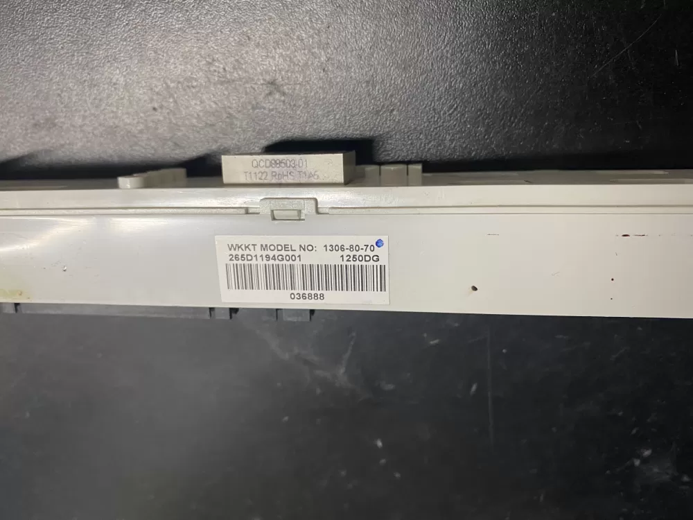 GE 265D1194G001 Wd31x10132 Dishwasher Control Board AZ14746 | BK631