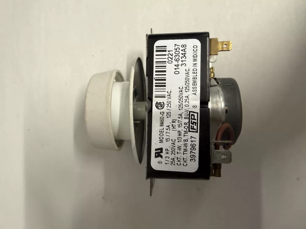 Whirlpool Maytag Roper Amana WP3979617 AP6009055 Dryer Timer AZ231199 | KM2180