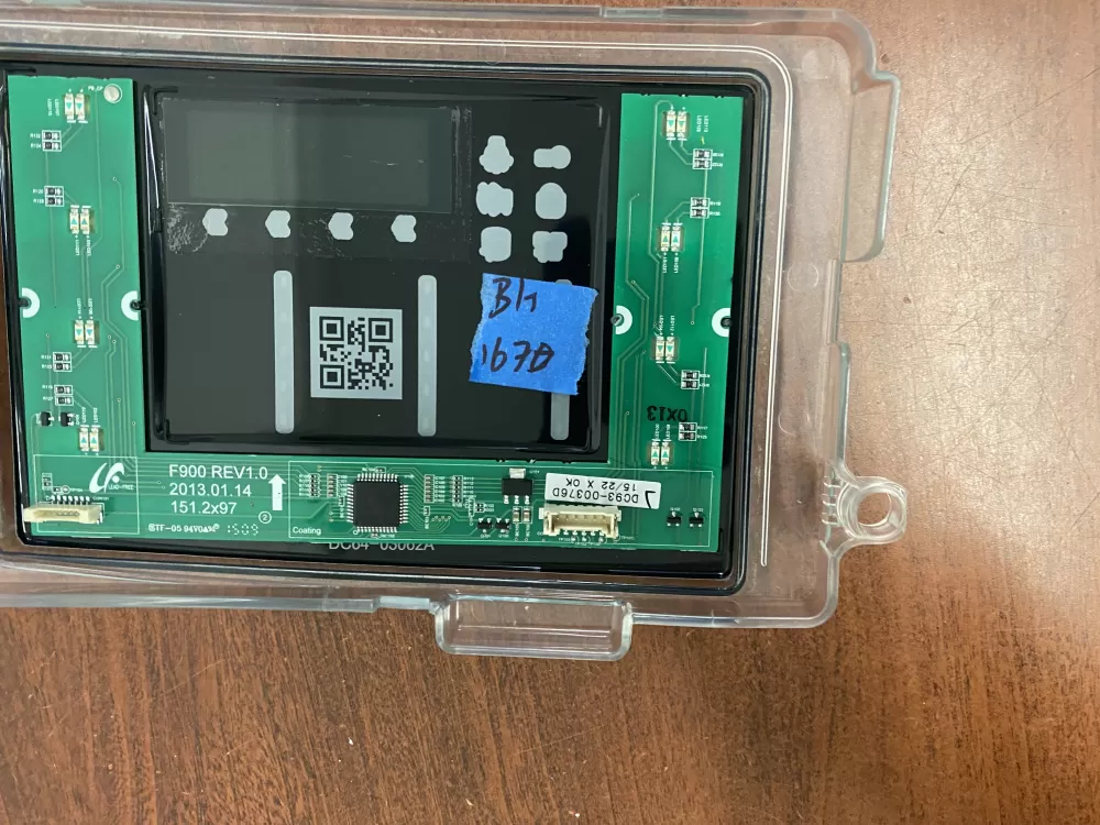 Samsung DC92-01607J DC94-06643A Dryer UI Control Board AZ48036 | BK1670