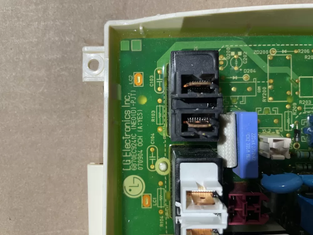 LG 6870EC9241C EBR33640901 Dryer Control Board AZ69710 | KM1337