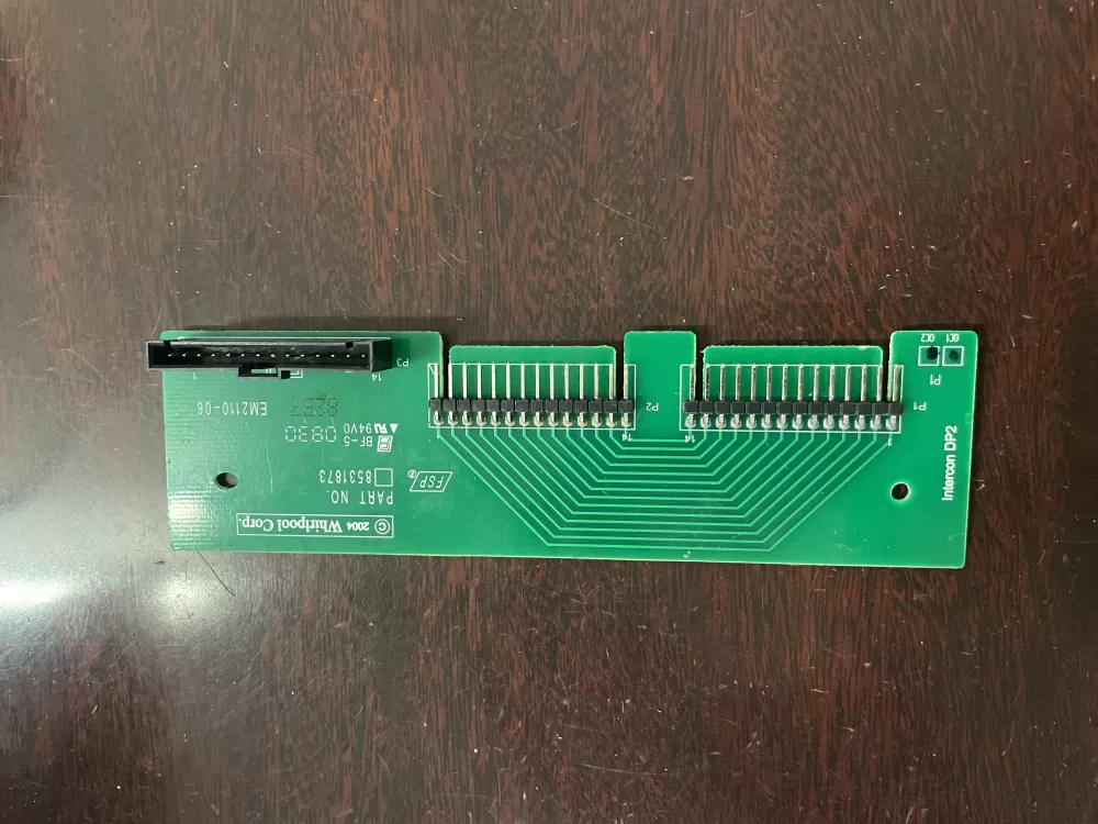 Whirlpool  KitchenAid 8531873 8531873R WP8531873 PS11746148 Dishwasher Control Board Interconnect