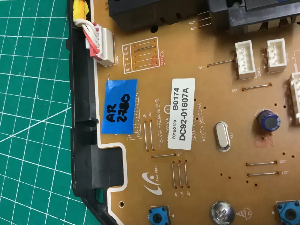 Samsung DC92 01607A Dryer Interface Board Control AZ199588 | AR2780