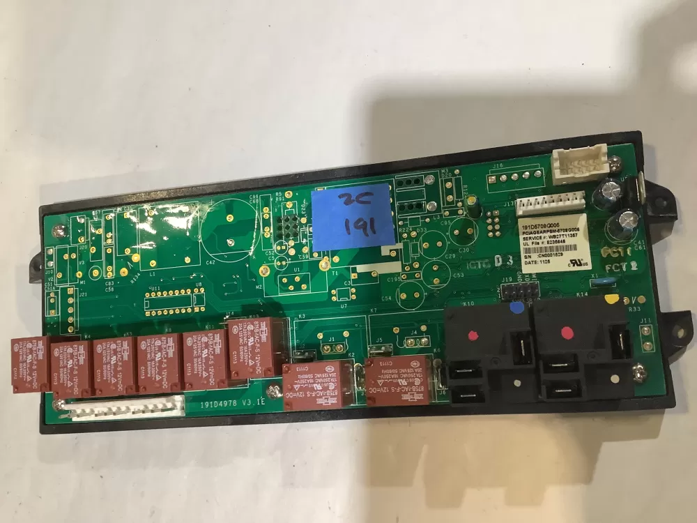 GE WB27T11357  AP5790964  3026137  PS8754538  191D5708G006 Oven Frame Relay Board
