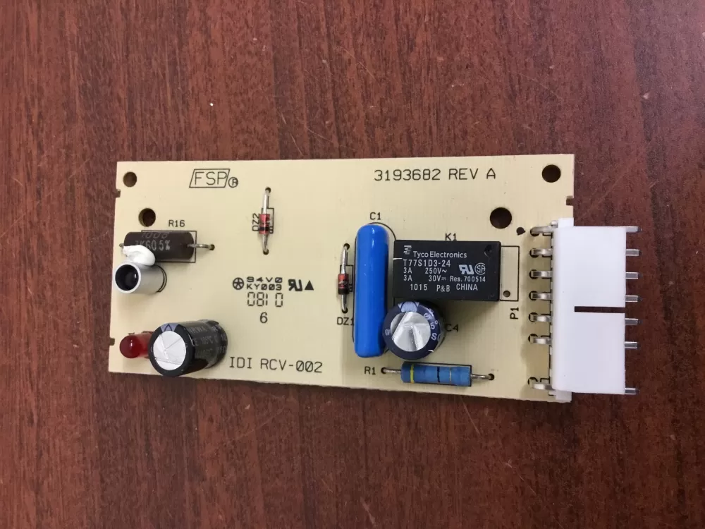 Whirlpool 3193682 Refrigerator Ice Optic Board