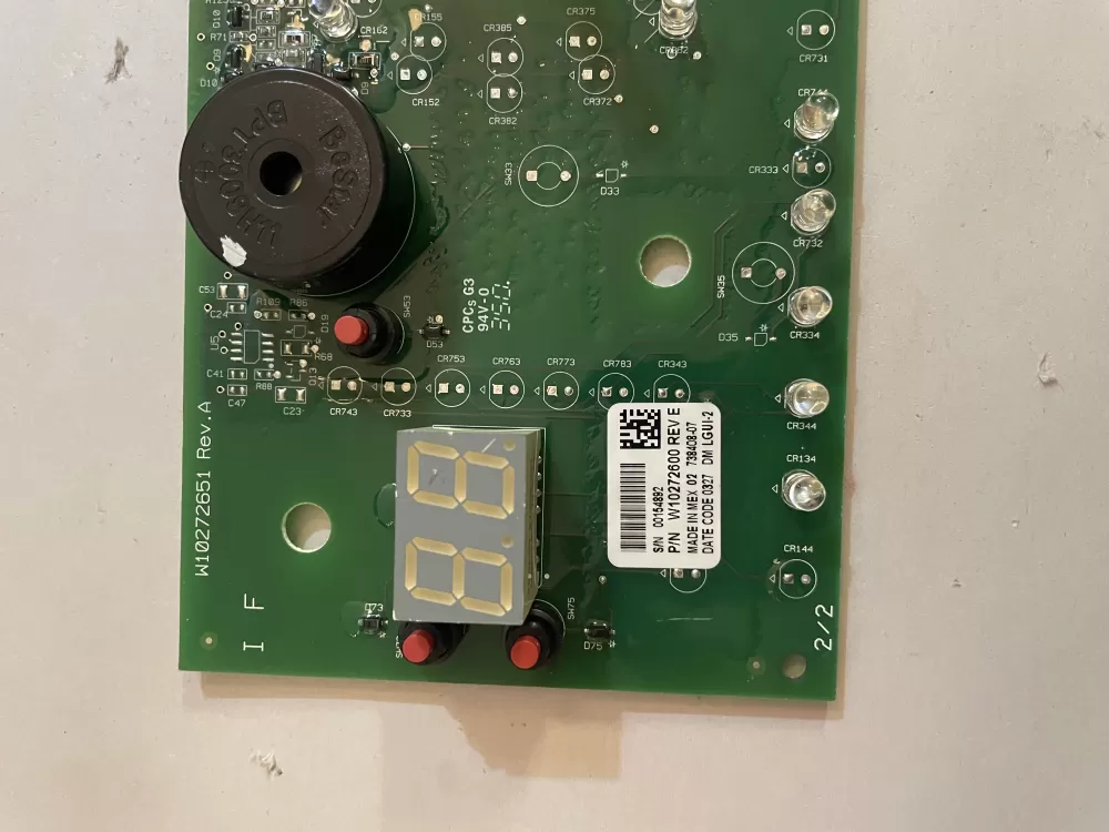 Whirlpool Maytag Kenmore W10272600 Washer Control Board AZ159115 | KM857